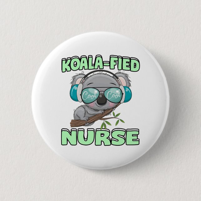 Koala-Riesenkurse Button (Vorderseite)