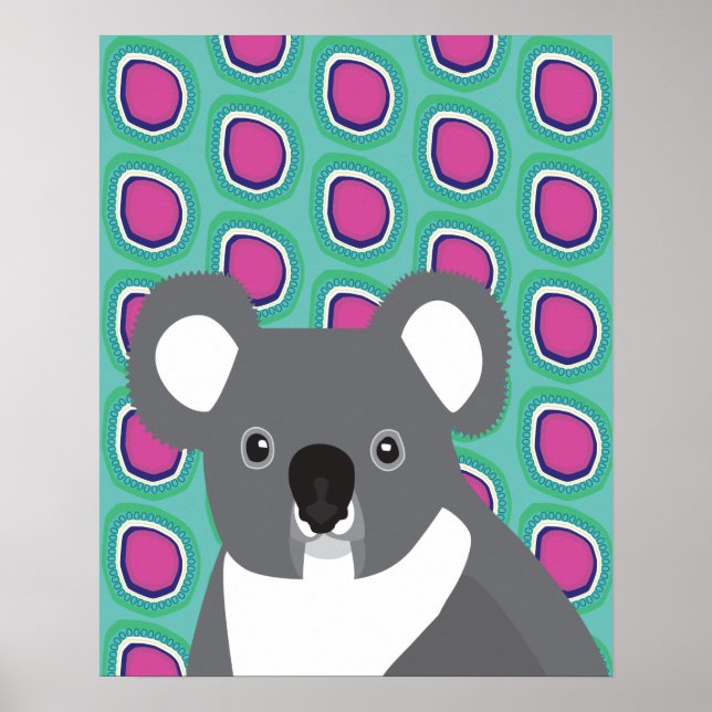 Koala Rocks Poster (Vorne)