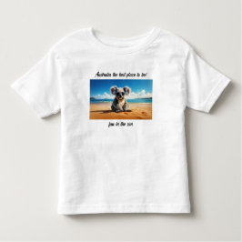 Koala Sandstrand Australien der beste Ort, um zu s Kleinkind T-shirt