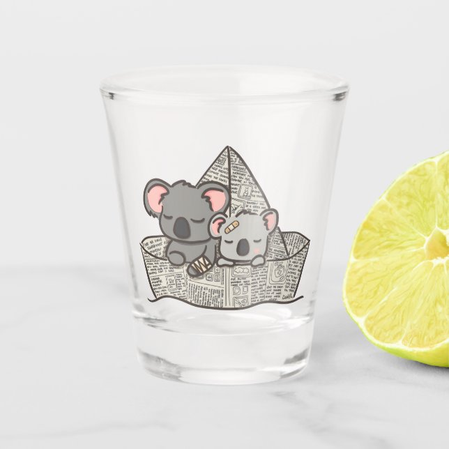 Koala Schnapsglas (Vorderseite)