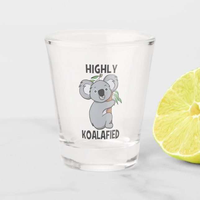 Koala Schnapsglas (Vorderseite)