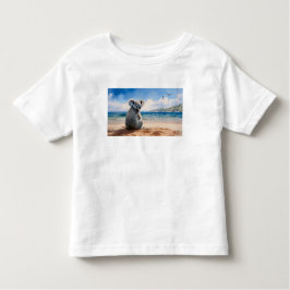 Koala sieht den Ozean Kleinkind T-shirt