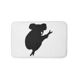 Koala Silhouette Badematte