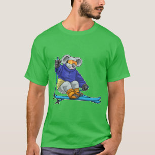 Koala Skier Skibrille Ski T-Shirt
