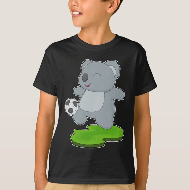 Koala Soccer player Soccer T-Shirt (Vorderseite)