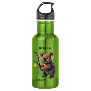 Koala - Süßer australischer Tennisspieler Edelstahlflasche