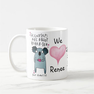 Koala-Tee nicht Quantitäts-Tasse Freundschaft Tasse