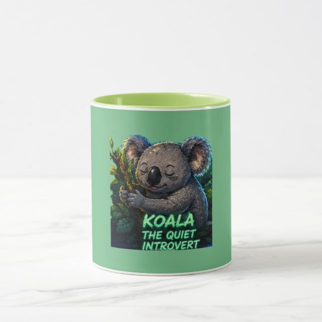 Koala The Quiet Introvert Tasse (Zentrum)
