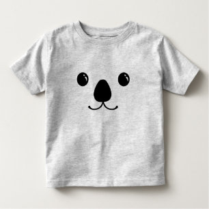 Koala-Tier-Gesichts-Entwurf Kleinkind T-shirt