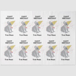 Koala - Tiere mit einem Party Jungen Mädchen Name Seidenpapier