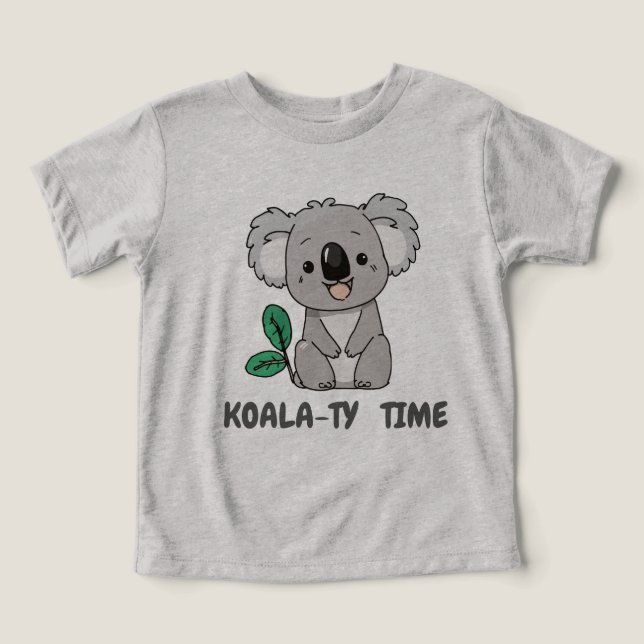 Koala Toddler T - Shirt (Design Vorderseite)