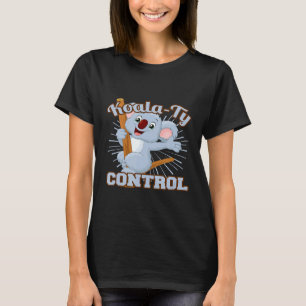 Koala-Ty Kontrolle Inspector Puns Koala Bear Graph T-Shirt