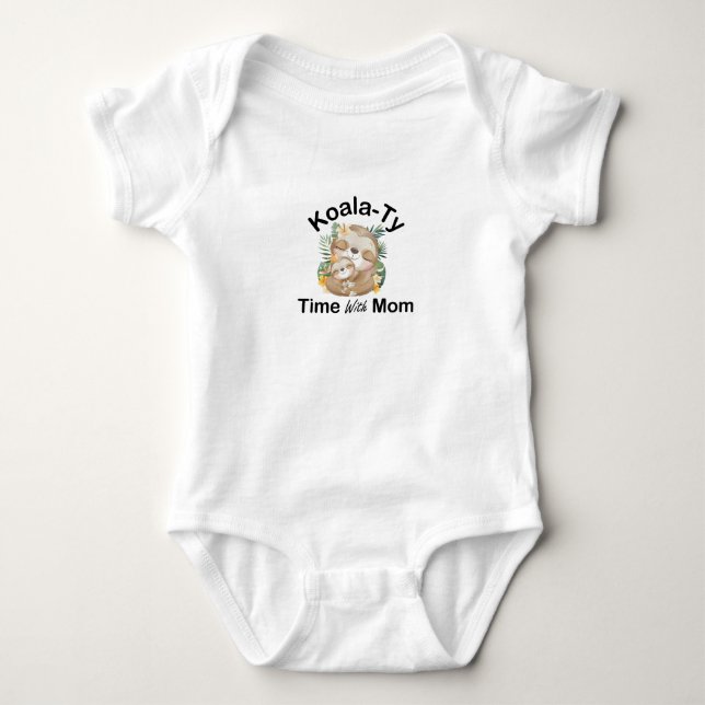 koala ty time mit Mama Niedlich Koala Baby Strampler (Vorderseite)
