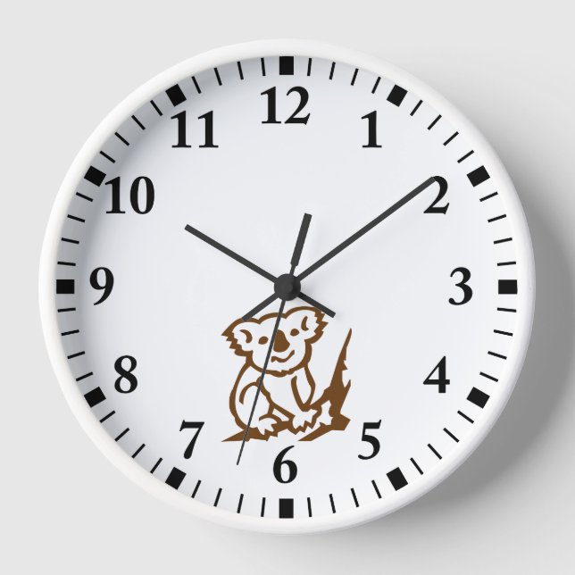 Koala Uhr (Vorderseite)