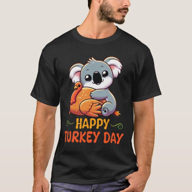 Koala umarmt die Türkei glücklich Danksagung für d T-Shirt (Vorderseite)