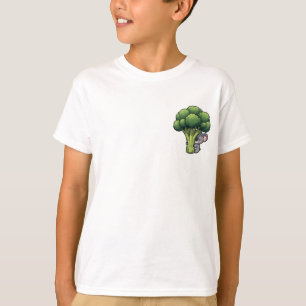 Koala umarmt riesige Brokkoli-Kinder T-Shirt