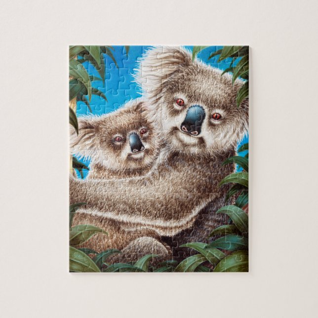 Koala-und Baby-Puzzlespiel Puzzle (Vertikal)