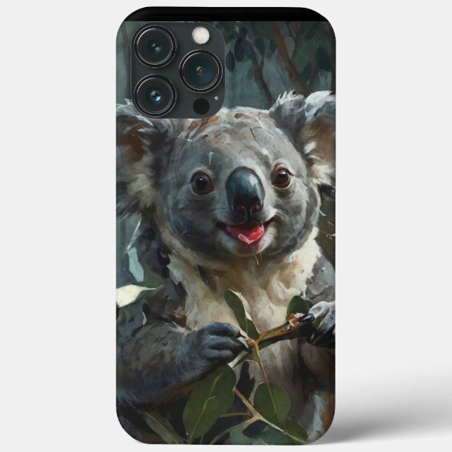 Koala und Eukalypten Case-Mate iPhone Hülle (Rückseite)