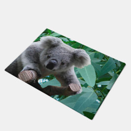 Koala und Eukalyptus Fußmatte