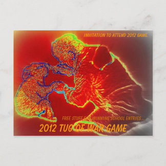 Koala und Feuerwehrmann Einladungspostkarte