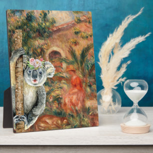Koala und Renoirs Bauernhof Fotoplatte