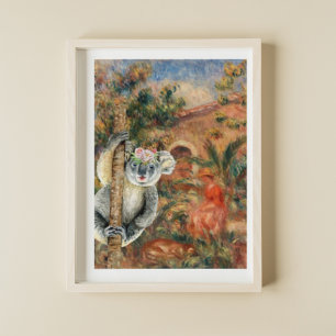 Koala und Renoir's Farmhouse Poster