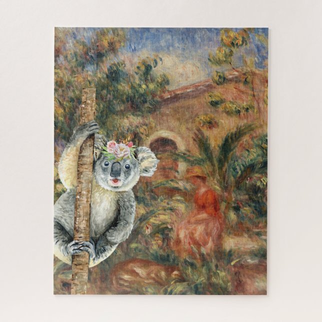 Koala und Renoir's Farmhouse Puzzle (Vertikal)