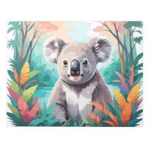 Koala Vector Art Animal in the Majestic Nature Notizblock