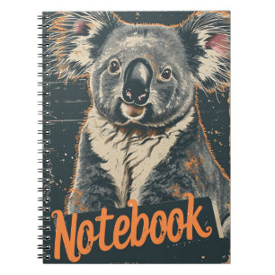 Koala Vintag Notizblock