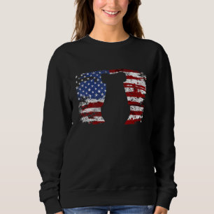 Koala Vintage Flagge der USA Sweatshirt