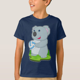 Koala Volleyballspieler Volleyball T-Shirt