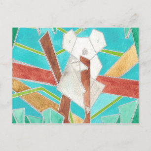 Koala Watercolor Art Postkarte