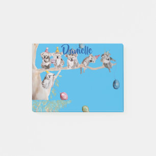 Koala Watercolor Art Womans Name Post It Notes Post-it Klebezettel