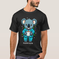 Koala-Weihnachts-Pyjama-Heiße-Schokolade-Personali