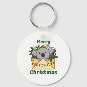 Koala Weihnachtsbrief Winter Animals Koalas Schlüsselanhänger
