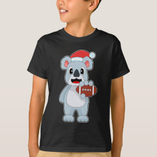 Koala-Weihnachtsfußball T-Shirt