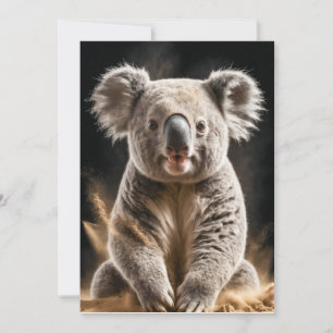 Koala Wild Animal Elegante Dramatisches Portrait M Ankündigung