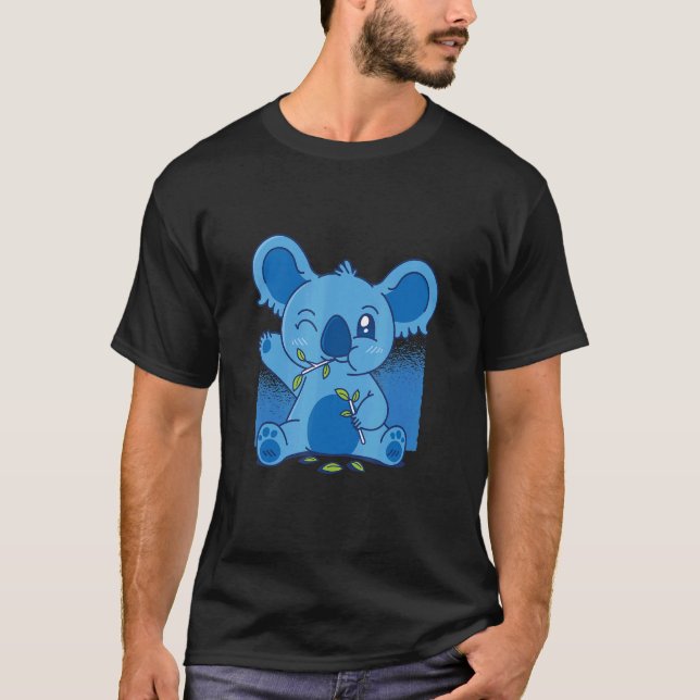 Koala Wild Animals Niedlich T-Shirt (Vorderseite)