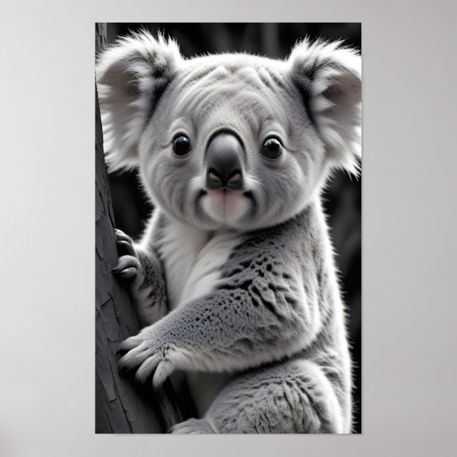 Koala Wildlife Majestic Nature Life Forest Poster (Vorne)