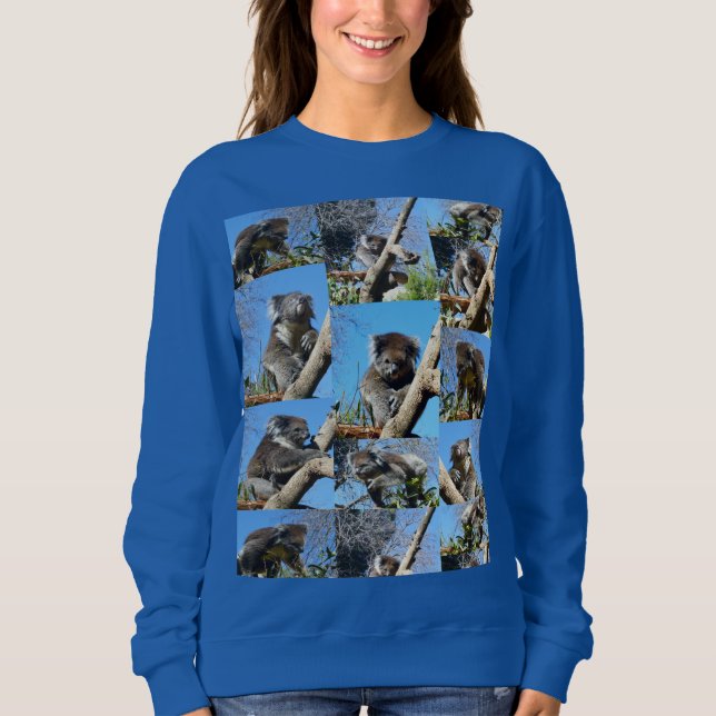 "Koala Wonders: Eine herzerwärmende FotoCollage" Sweatshirt (Vorderseite)