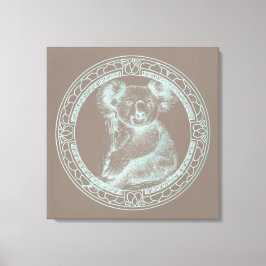 KOALA - Wrapped Canvas Leinwanddruck