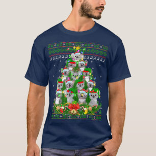 Koala Xmas Leuchtturm Santa Koala Ugly Christma T-Shirt