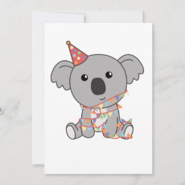 Koala zum Geburtstag für Kinder Eine Geburtstagska Feiertagskarte