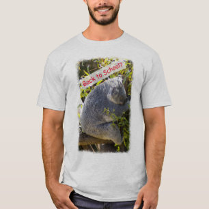 Koala Zurück zum T - Shirt der Schulfarbe