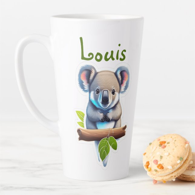 Koalabär auf Bambus Milchtasse (Beispiel)
