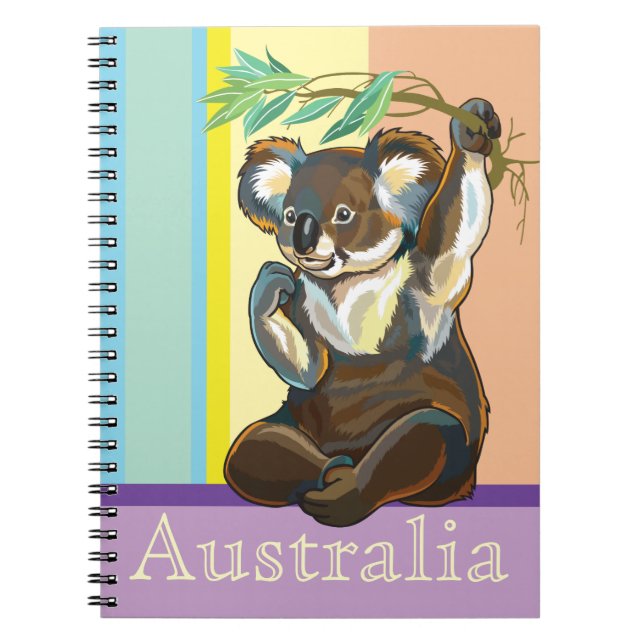 Koalabär Notizblock (Vorderseite)