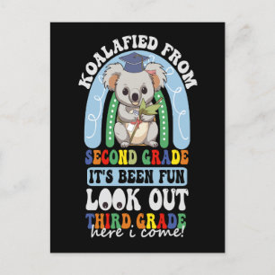 Koalafied ab 2. Klasse Look Out 3. Klasse Koala Ankündigungspostkarte