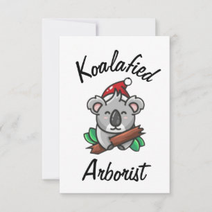Koalafied Arborist Card Karte