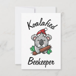 Koalafied Beekeeper Card Karte