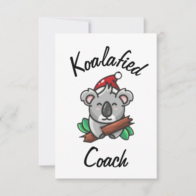 Koalafied Coach Card Karte (Vorderseite)